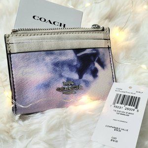NWT C4554 Coach Mini Skinny Tie Dye Print Id Case
